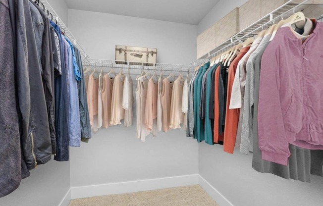 Walk In Closet at Canyon Crest, California