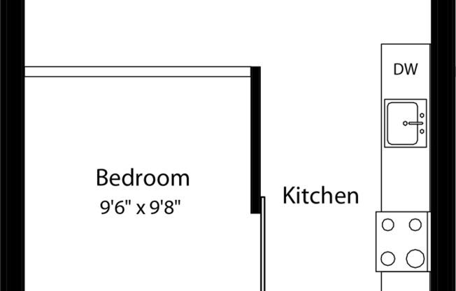 1 bed, 1 bath, 590 sqft, $2,395, Unit 125