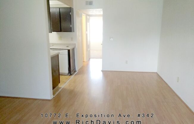 * 2 bed, 1 bath, Cherry Creek schools, Great location off Havana and Exposition with washer/dryer in complex