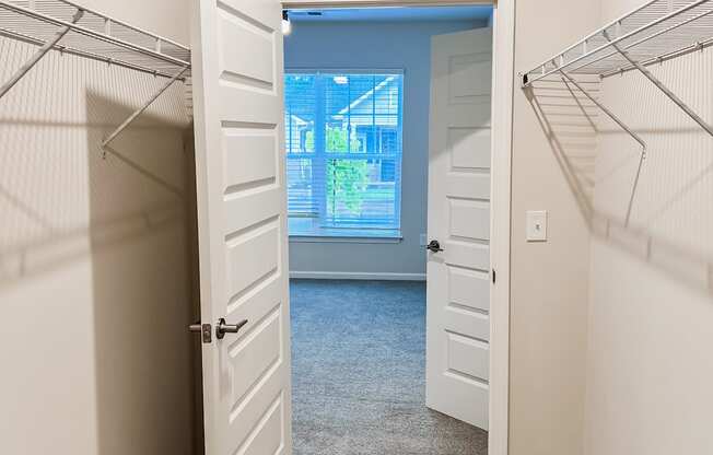 Empty closet at Hamilton Reserve, Greensboro, 27407