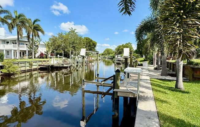Palm City Home with Dock and Lift