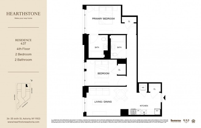 2 beds, 2 baths, $4,844, Unit 437