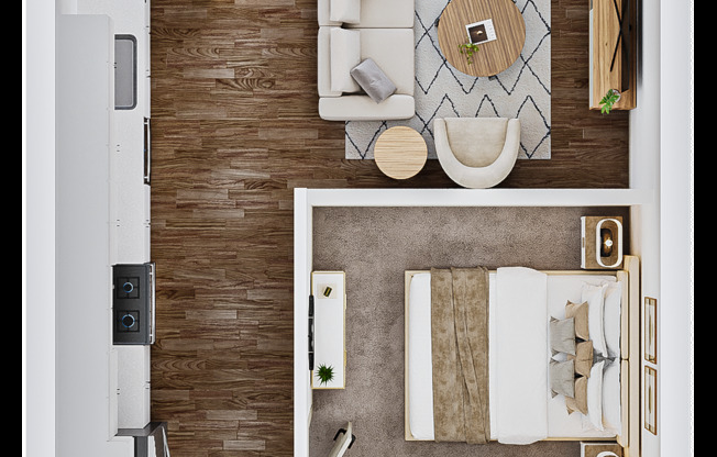 1 bed, 1 bath, 681 sqft, $1,319, Unit 311