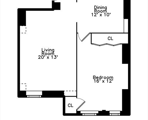 1 bed, 1 bath, 663 sqft, $3,500, Unit 3