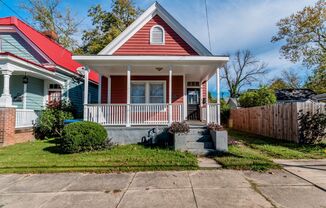 1 bed/1 bath house for rent close to Downtown Augusta, with off-street parking!