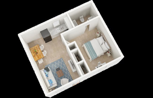 1 bed, 1 bath, 780 sqft, $799, Unit 1168/61