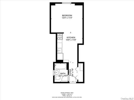 Studio, 1 bath, 400 sqft, $3,150, Unit 32F