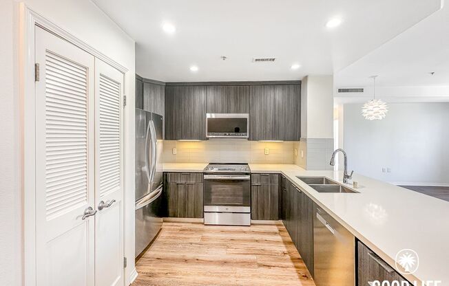 Luminous 3BD/2BA Corner Unit in Little Italy with City Views, W/D & Private Balcony