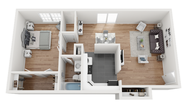 1 bed, 1 bath, 800 sqft, $1,399