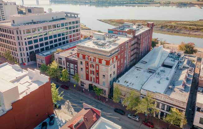 Aerial Exterior View at 99 Front, Memphis, 38103