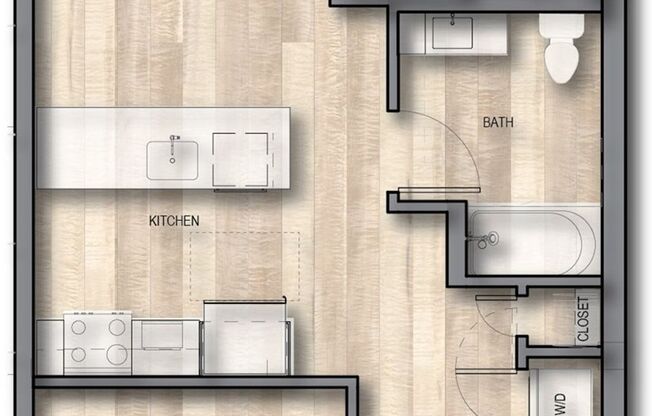 2 beds, 2 baths, 826 sqft, $2,499, Unit Unit 407