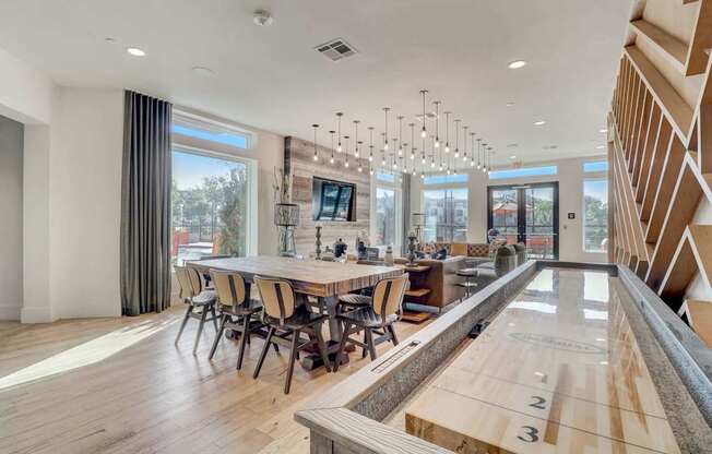 Clubhouse with Shuffle Board