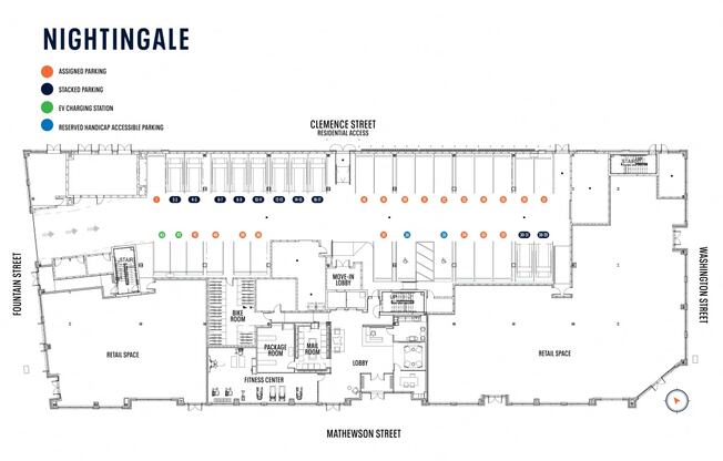 Site Map at Nightingale, Providence