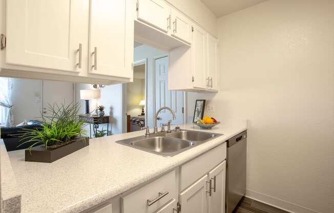 Kitchen Sink at Whispering Sands Apartments in Albuquerque