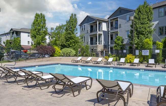 View of Pool at Falls at Riverwoods