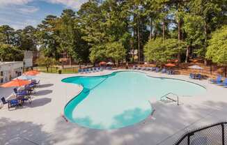 Outdoor Swimming Pool at The Pointe at Midtown, Raleigh, NC