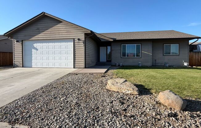 Now renting 3 bedroom House