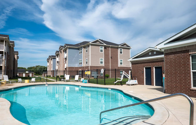 Swimming pool at Mosaic Apartments in Avon, Indiana