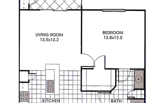 1 bed, 1 bath, 702 sqft, $1,119, Unit 10301