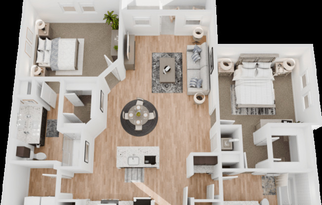2 beds, 2 baths, 1,204 sqft, $1,919