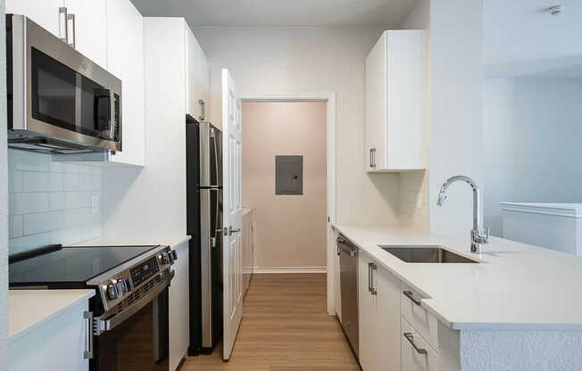 Kitchen with Stainless Steel Appliances