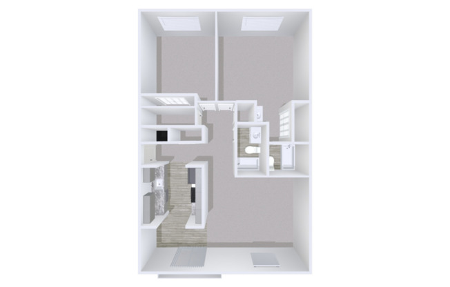 2 beds, 2 baths, 1,069 sqft, $1,212