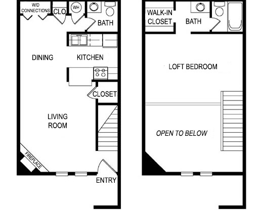 1 bed, 1.5 baths, 857 sqft, $935