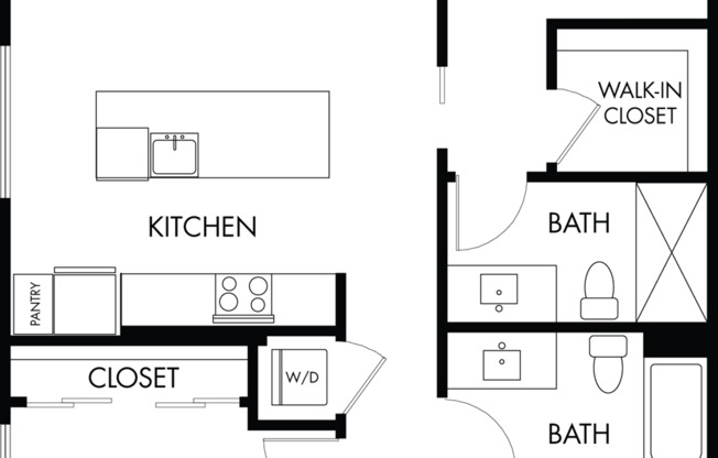 2 beds, 2 baths, 1,148 sqft, $3,615, Unit 675