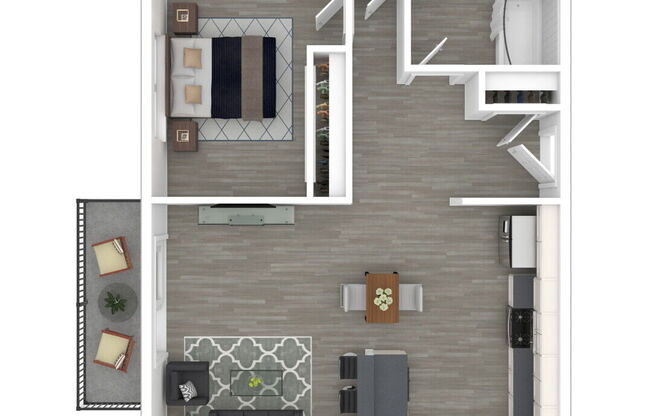 1 bed, 1 bath, 656 sqft, $2,255
