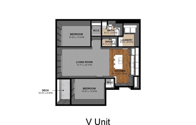 2 beds, 1 bath, 1,070 sqft, $1,445, Unit Bldg 4 Apt 4216