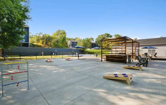 Outdoor Game Area at Cliffs at Canyon Ridge, Ogden, UT