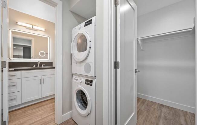 Laundry Room with Washing Machine and Dryer at Los Robles Ave, Pasadena