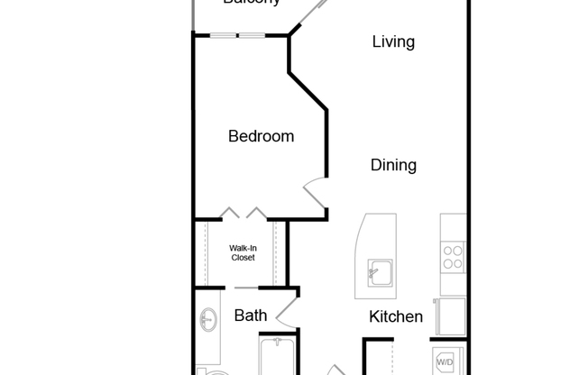 1 bed, 1 bath, 747 sqft, $2,361