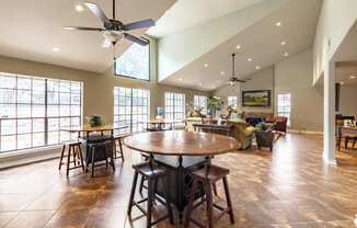 Clubhouse Interior at The Hollows Apartments in San Antonio, TX