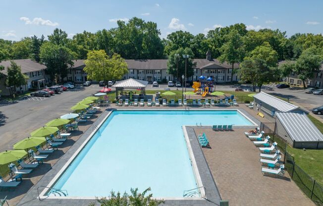 our apartments offer a swimming pool at Enclave at Breckenridge Apartments, Louisville, KY, 40220