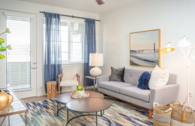 Light and Bright Living Area at Parc on 5th Apartments, Utah