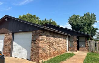 3 Bed/1 Bath Near Tinker AFB!