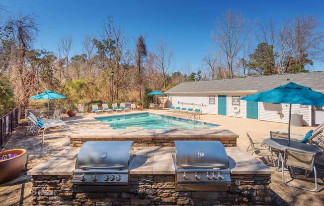 Poolside Sundeck at Lofts of Wilmington, Wilmington