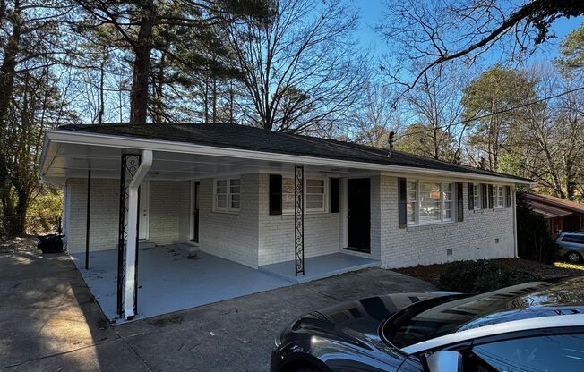 Newly Renovated 3br/2ba Ranch in DECATUR - Ready for IMMEDIATE Move-In!!