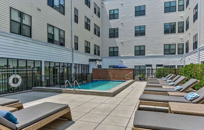 Swimming pool at The View at Old City, Philadelphia