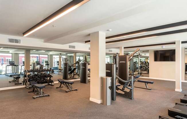 Fitness Center at The Huntington Apartments in Duarte, CA
