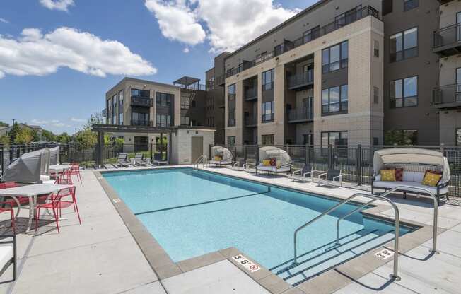 Outdoor Pool - Nuvelo at Parkside Apartments