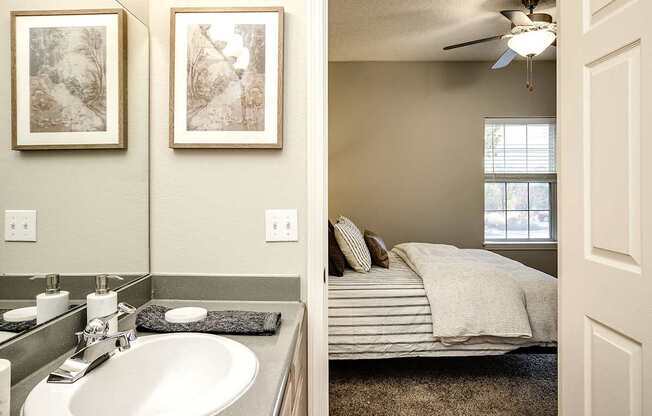 Bathroom at Autumn Grove Apartments, Omaha, NE, 68135