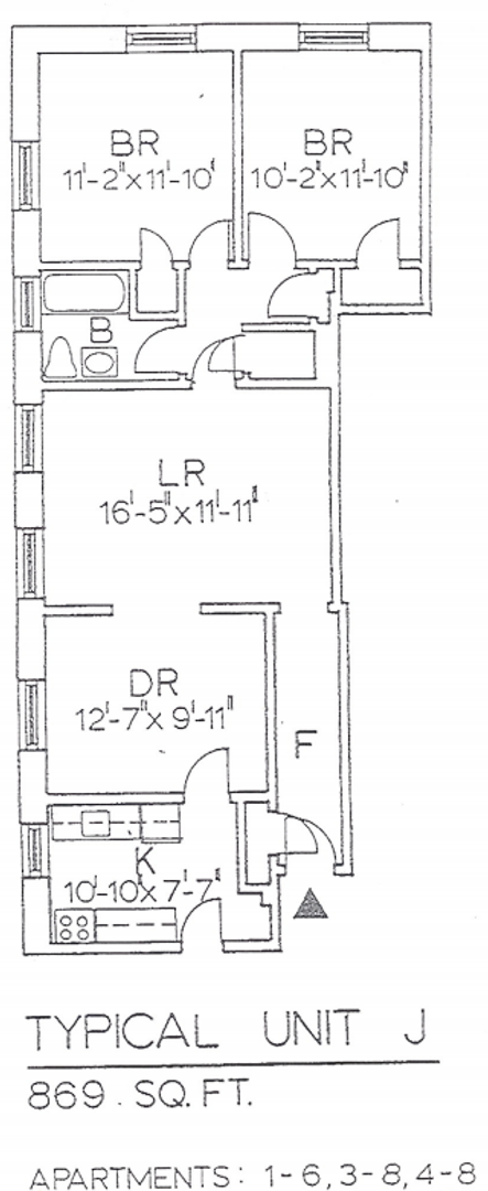 2 beds, 1 bath, 897 sqft, $2,160