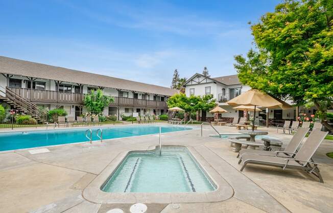 Spa at Scottsmen Apartments, Clovis, CA, 93612