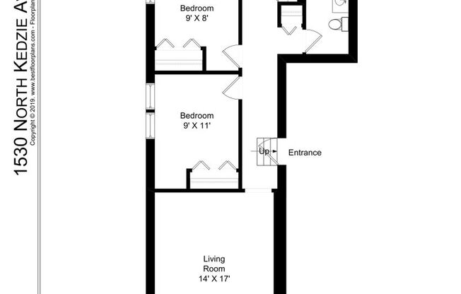 2 beds, 1 bath, 901 sqft, $1,550, Unit 1530-GA