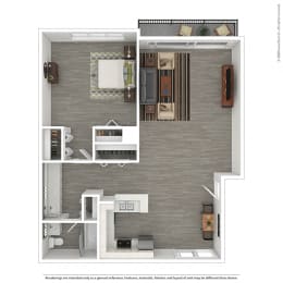 1 bed, 1 bath, 700 sqft, $2,842