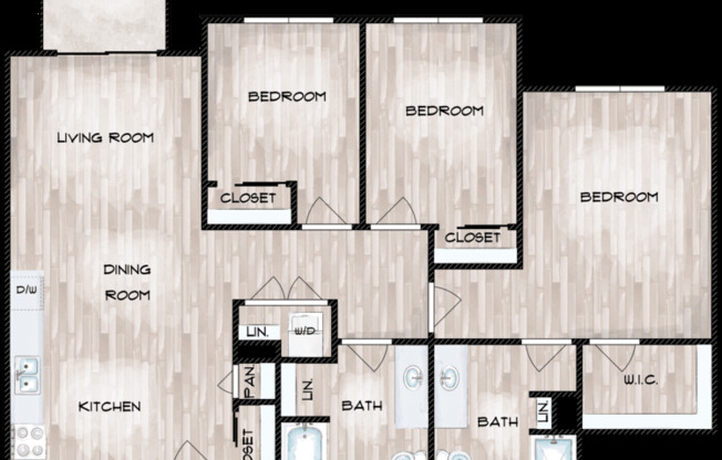 3 beds, 2 baths, 1,186 sqft, $2,272