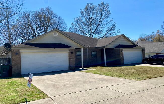 3 Bed 2 Bath Duplex for Rent in Fayetteville!