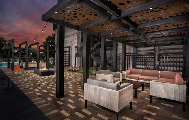 Outdoor Living at Seven Springs Apartments, College Park, MD